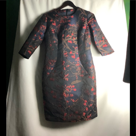 ☑️No Brand Floral Print MiniSheath Dress - Picture 10 of 10